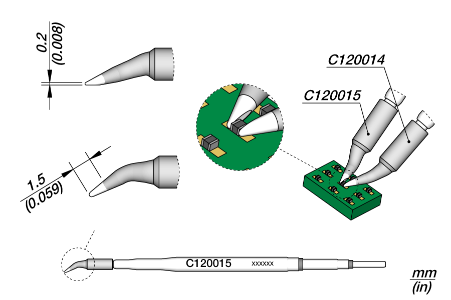 C120015 - Chisel Bent Cartridge